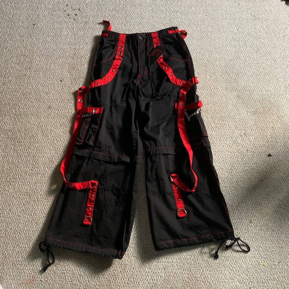 ❤️🖤 Red and black Tripp NYC pants 🖤❤️